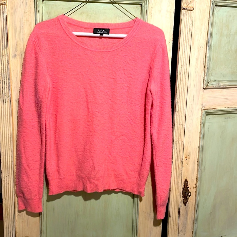 Very cool nubby APC sweater!